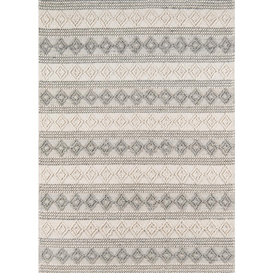 Shirley Area Rug, Ivory/Gray