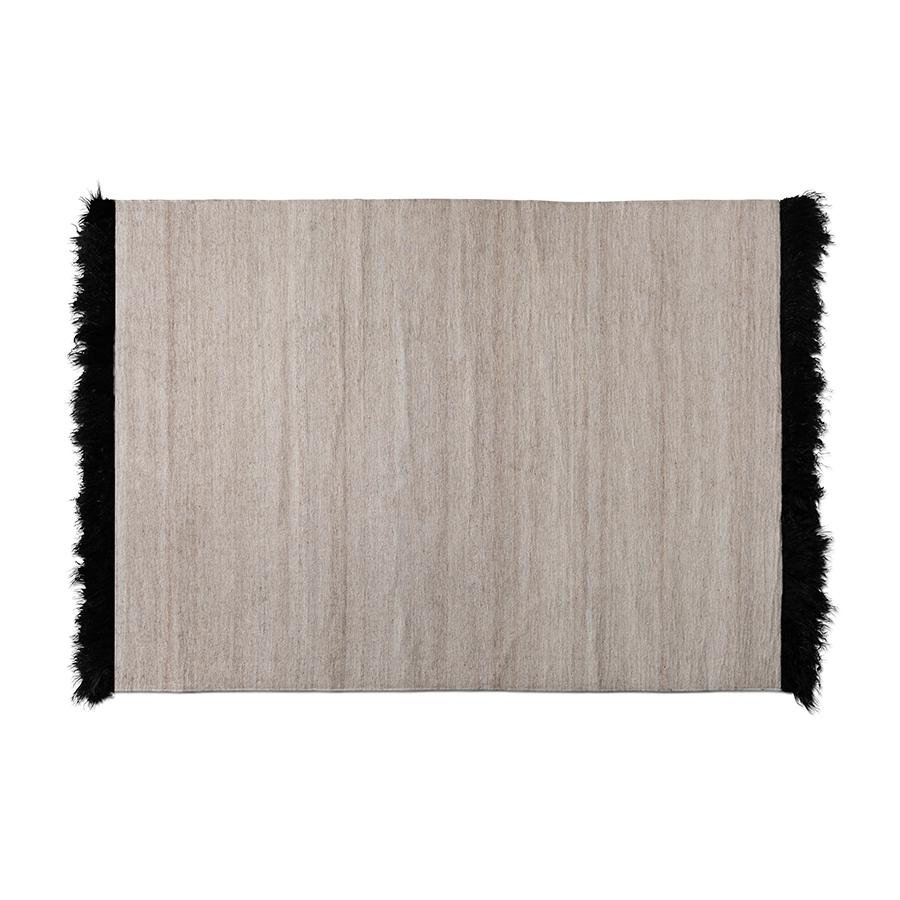 Dalston Area Rug, Beige/Black