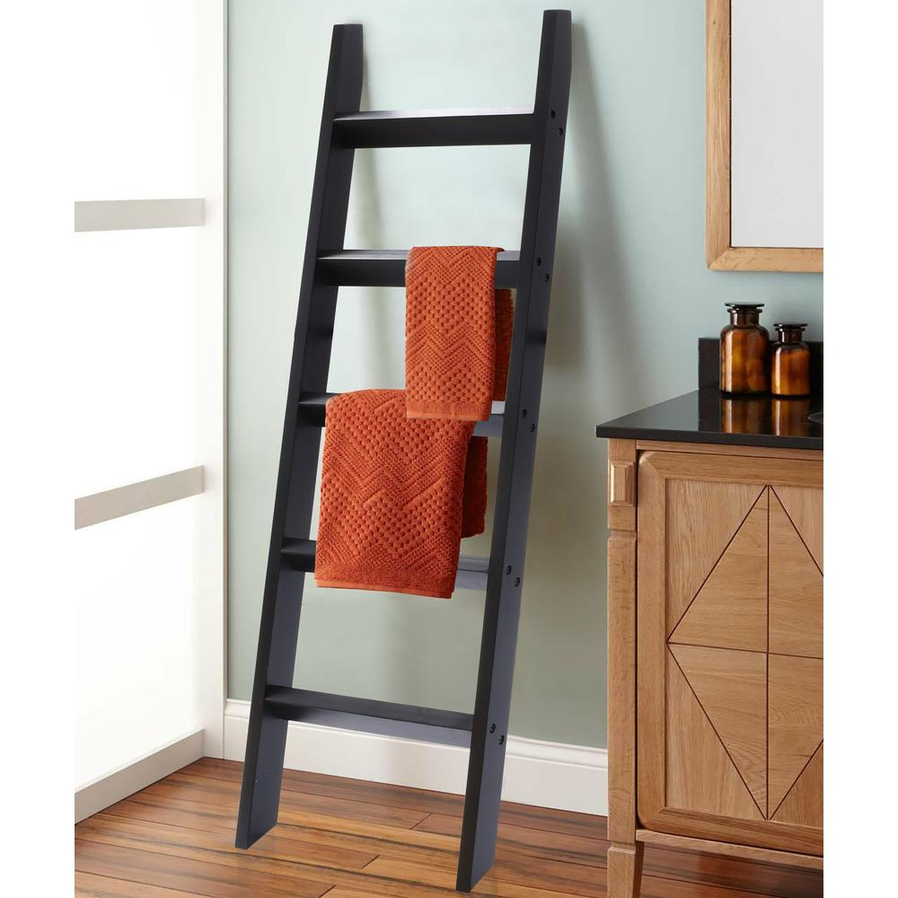 Fir Blanket Ladder, Black