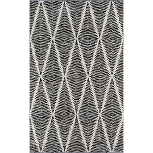 Mia Indoor/Outdoor Area Rug, Black