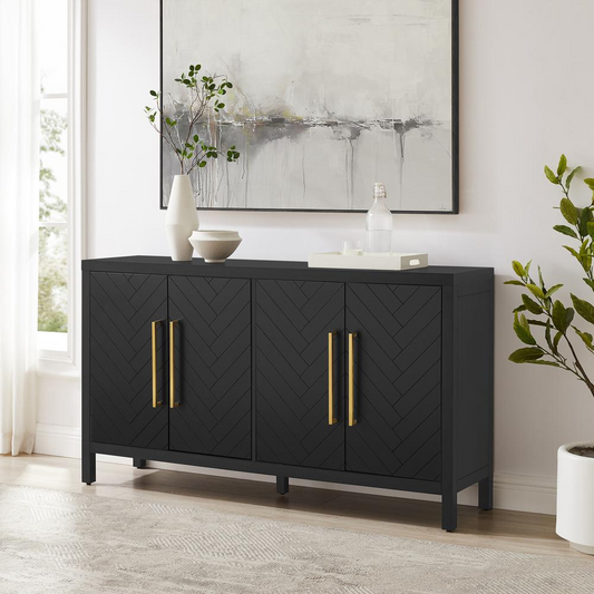 Darcy Sideboard, Matte Black