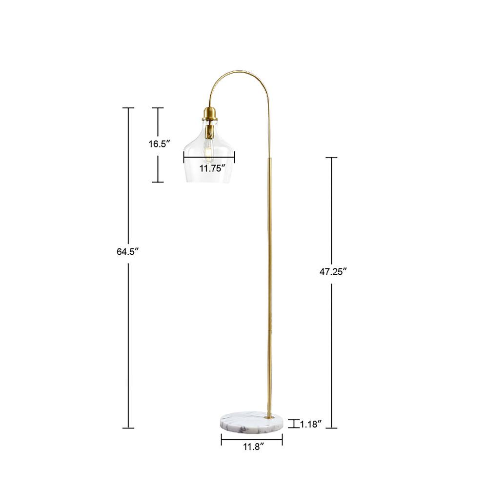 Willow Floor Lamp with Marble Base