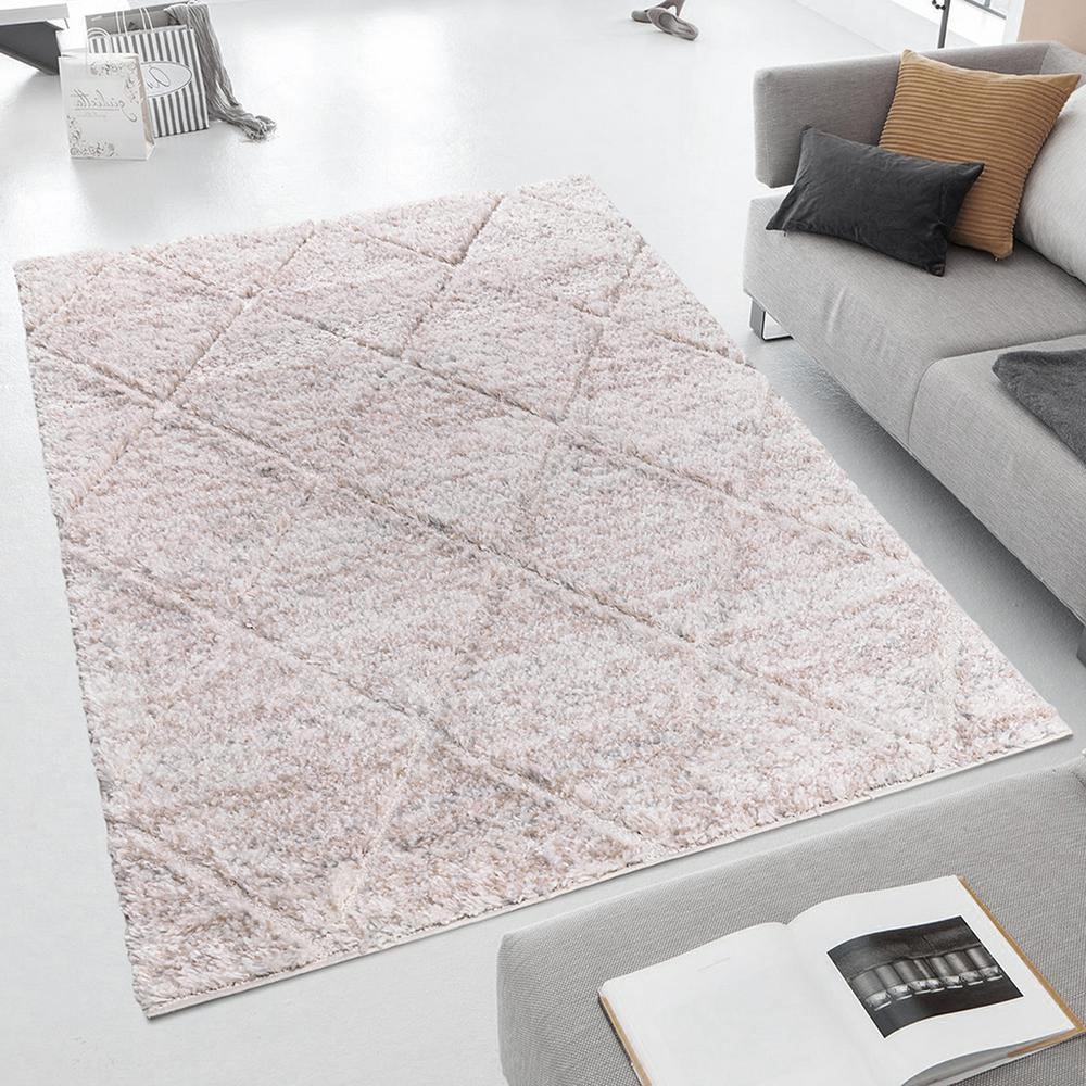 Talas Trellis Area Rug, Cream