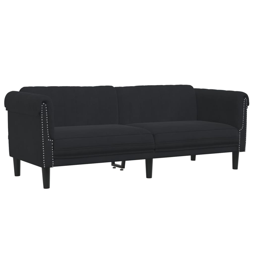 Samantha Sofa, Black Velvet