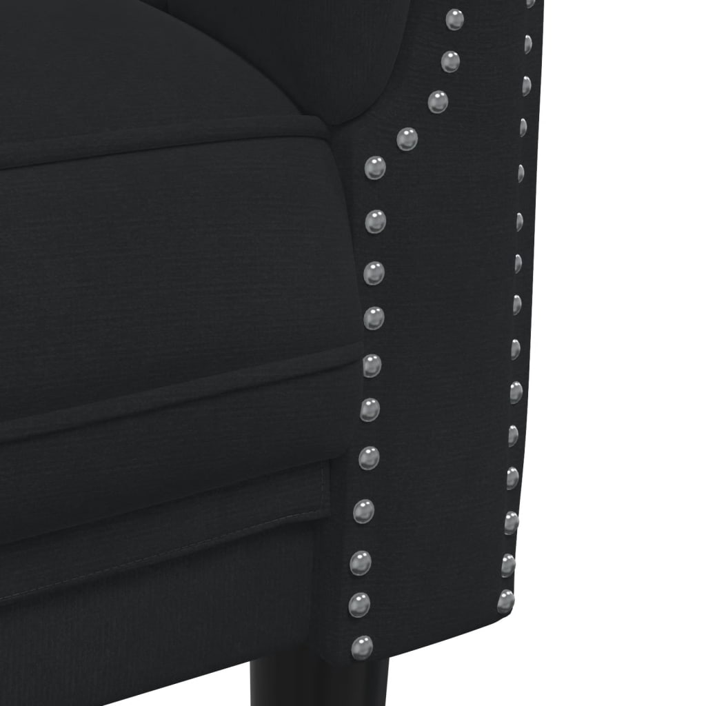 Samantha Sofa, Black Velvet