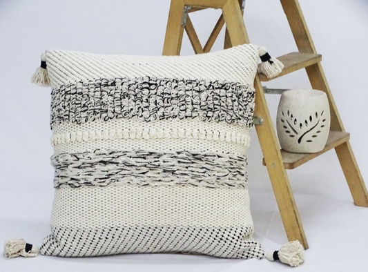 Modella Throw Pillow with Tassels