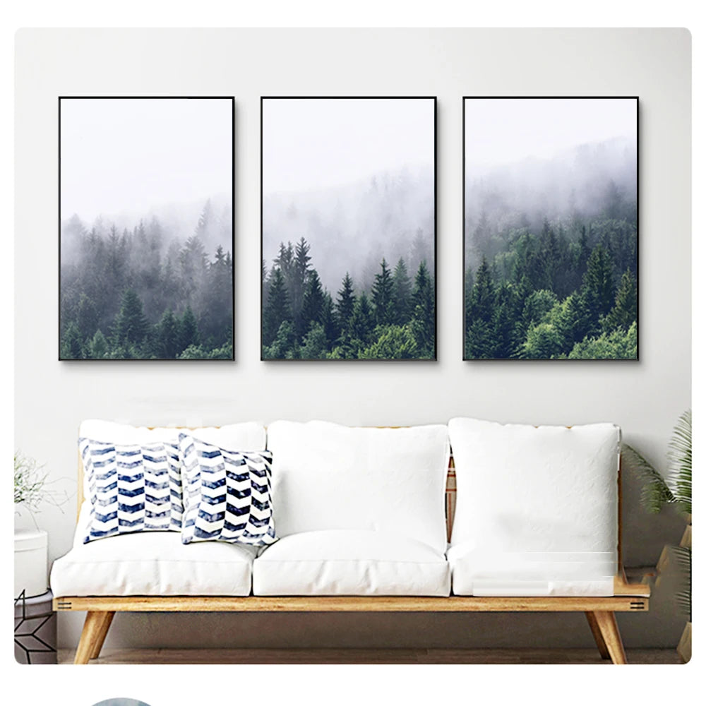 Landscape Canvas Print, Set of 3